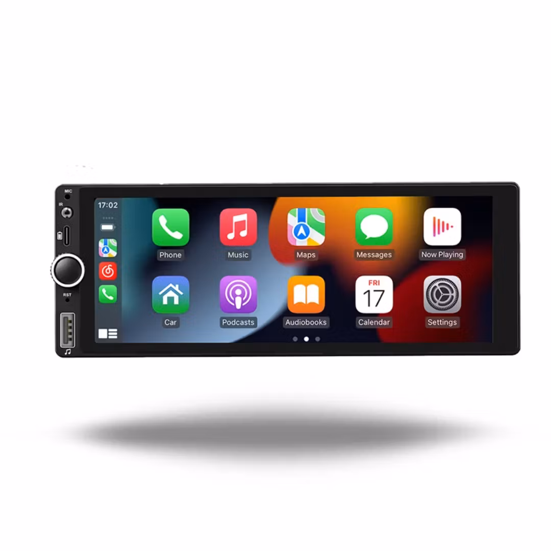 6,8" android 13, 1 Din universal  bilstereo , gps, dsp  carplay android auto wifi,Ram: 4GB,Rom: 64GB 4G LTE + backkamera