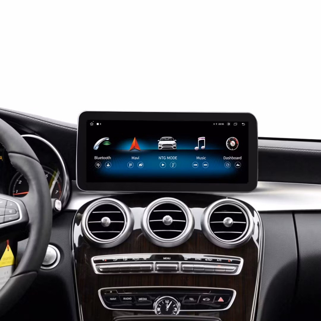 10,3" android13. Bilstereo Mercedes Benz C klass( 2015--2018) gps  wifi  dsp,carplay,android auto., ram: 4G,Rom: 64GB 4G LTE