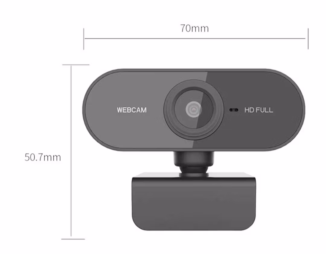 1080P/2K/4K Full HD Mini-webbkamera med mikrofon, bärbar stationär dator USB-webbkamera Kamera Livevideosamtal, konferensstreaming   