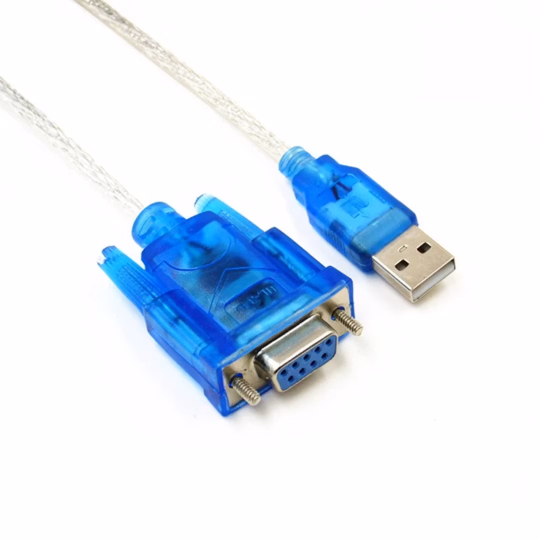 USB till RS232 COM-port Seriell PDA 9-pins DB9-kabeladapter Hane till Hane M/M För PC PDA GPS Stöder Windows 7 /8/10