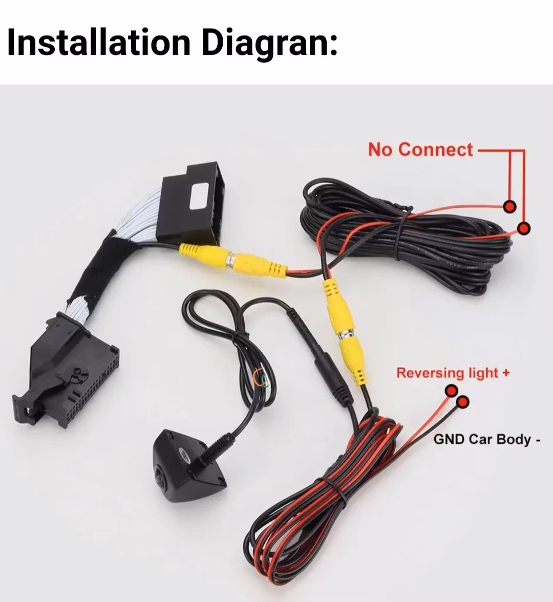 170° AHD vattentät backkamera Ford Kuga Mk3 2020-2023