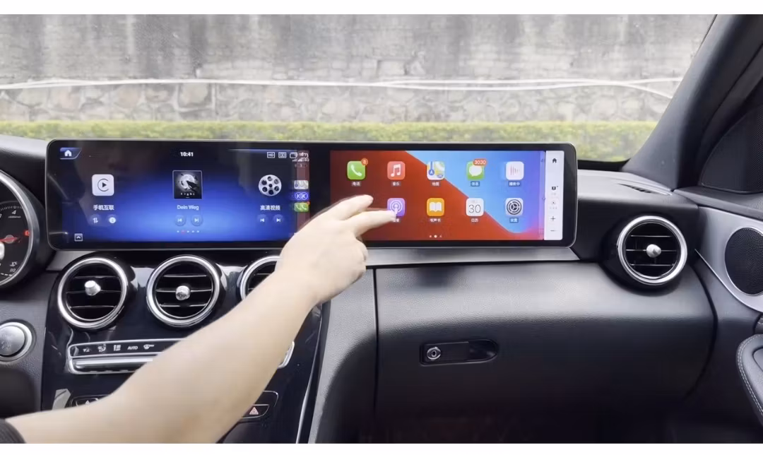 24,6" android13, bilstereo Mercedes Benz C-klass (2015-2018) NTG5.0-SYSTEM, gps carplay,android auto, RDS-radio  Dsp Bluetooth,Ram: 8GB, Rom: 256GB,4G LTE+ GRATIS BACKKAMERA