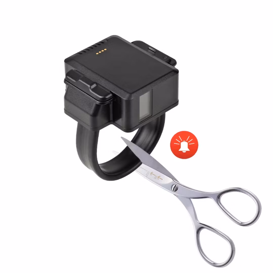 4G LTE GPS-spårare UWB GPS-system Geo Fence Tamper Alarm SOS Justerbart fotledsarmband med lång standbytid