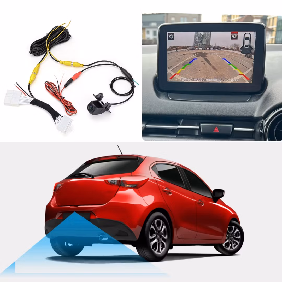 Backkamera för Mazda 2 Demio 2015~2023 Original stereo