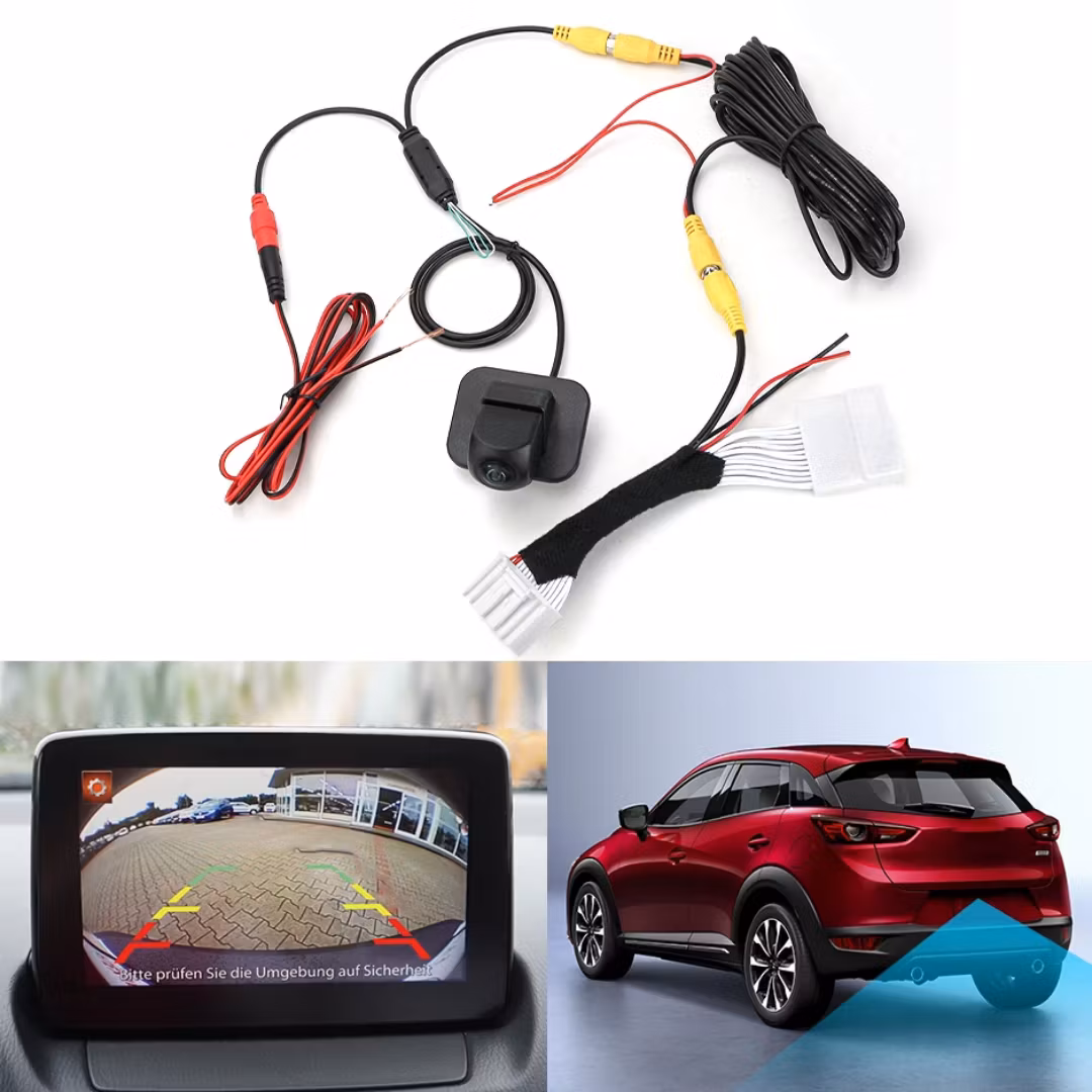 Backkamera för Mazda CX-5 KF 2017-2020 OEM Plug&Play Backkamera med dynamisk bana