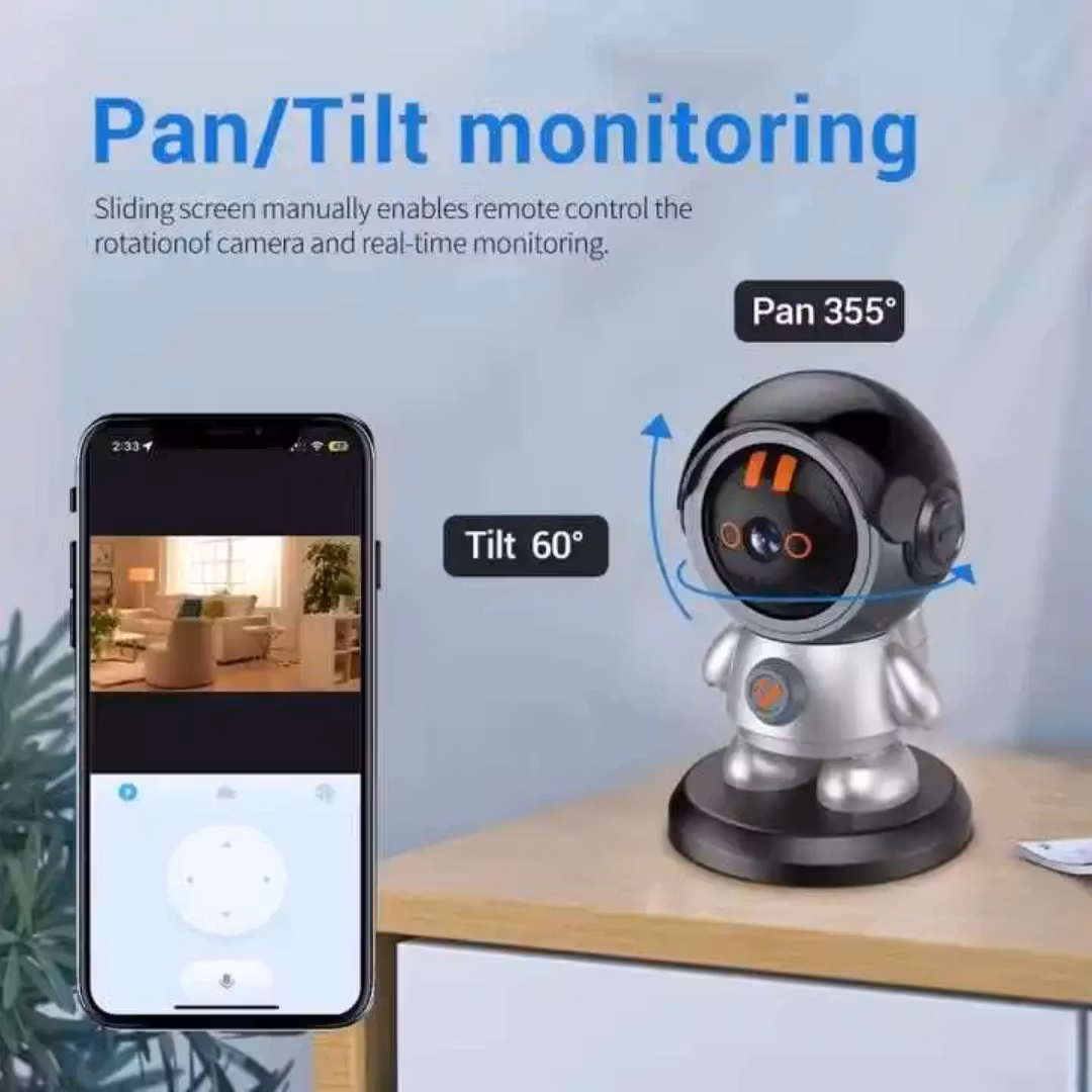 Wifi PAN TILT robot bevakninssystem