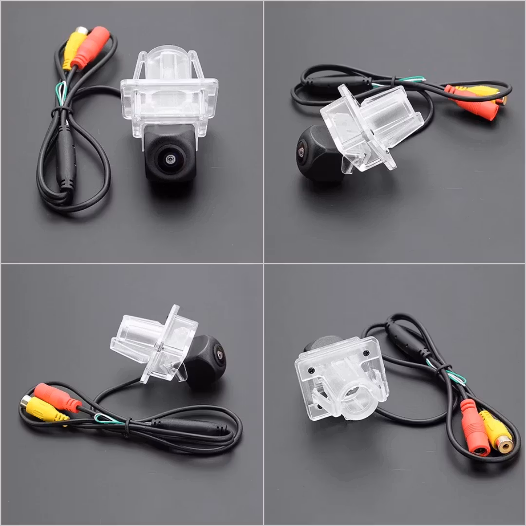 Full HD AHD 1080P Fisheye-objektiv för backkamera för Mercedes Benz C-klass W204 stereomonitor 2007-14