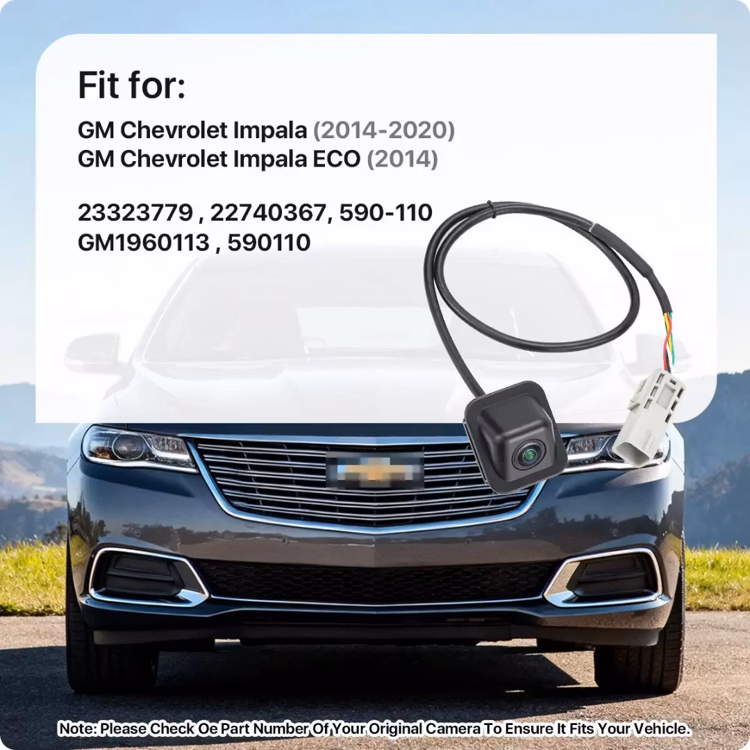 Backkamera för GM Chevrolet Impala 2014-2020 och GM Chevrolet Impala ECO 2014