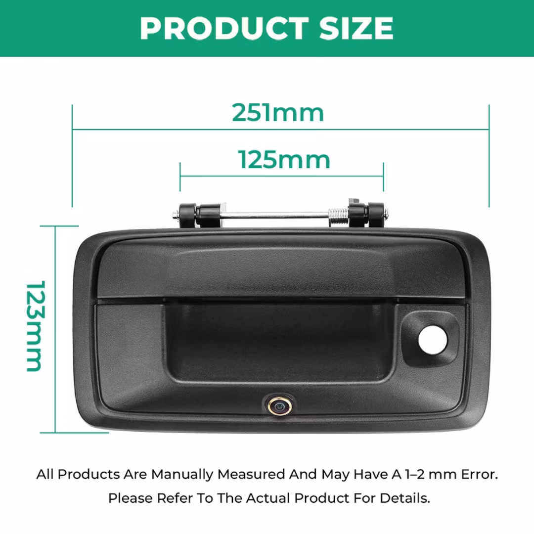 Baklucka, bagagerumshandtag, 1080 pixlar backkamera för Chevrolet Colorado/GMc Canyon (2015-2020)