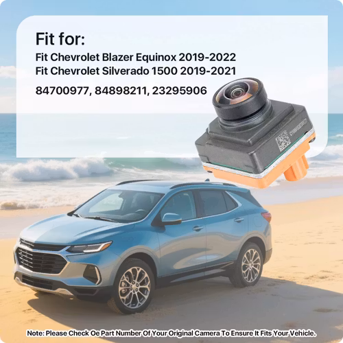Backkamera för Chevrolet Blazer Equinox 2019-2022 och Chevrolet Silverado 1500 2019-2021