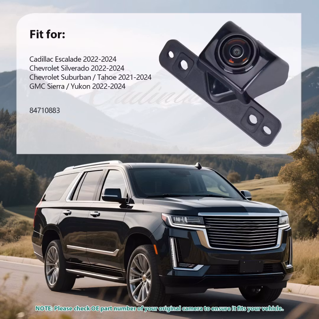 frontkamera för Cadillac Escalade 2022-2024, Chevrolet Silverado 2022-2024, Chevrolet Suburban/Tahoe 2021-2024, GMC Sierra/Yukon 2022-2024
