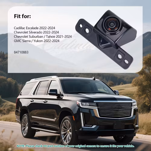 frontkamera för Cadillac Escalade 2022-2024, Chevrolet Silverado 2022-2024, Chevrolet Suburban/Tahoe 2021-2024, GMC Sierra/Yukon 2022-2024