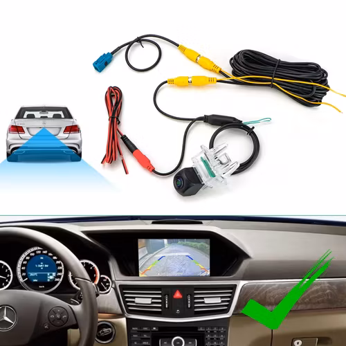 Plug & Play backkamera för Mercedes Benz W212 S212 E250 E300 E350 E400 E500 C180 C200 C300 C63 AMG 2014-2016 