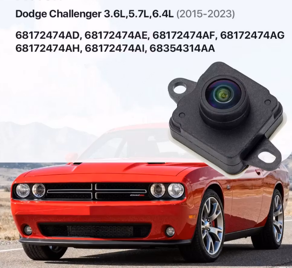 Backkameraersättning för Dodge Challenger 3.6L, 5.7L, 6.4L 2015-2023