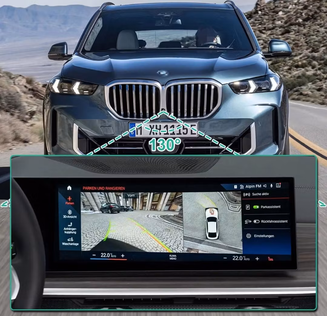 Frontkamera till BMW X5 E70 X6 E71 F01 F02 F06 F07 F10 F11 F12 F13 F30