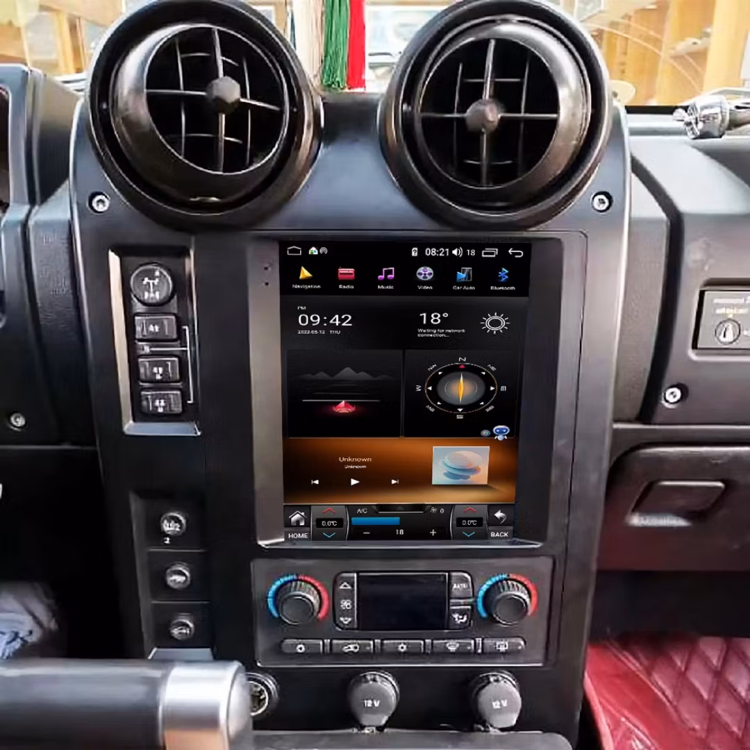 9,7"android11. Bilstereo Hummer H2 ( 2004 t--2009) Gps,rds,Bluetooth Dsp, carplay,android auto,wifi, Ram : 6GB,Rom: 128GB  4G LTE, gratis backkamera,