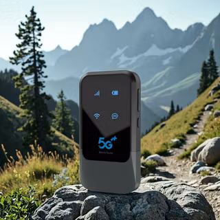 5G LTE Mobil wifi , 4000 mAh, plats 5G telefon simkort