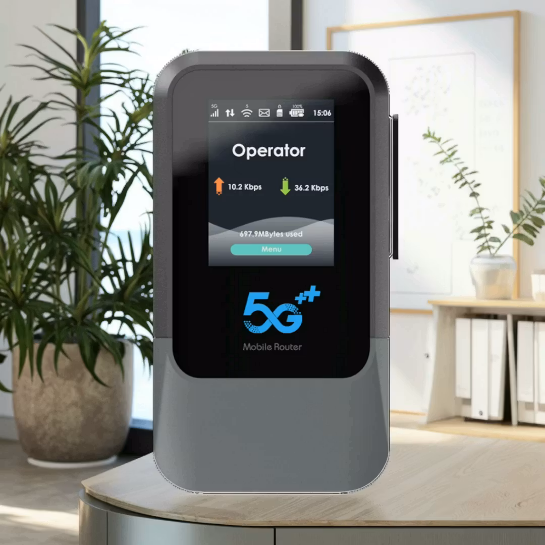 5G LTE Mobil wifi , 4000 mAh, plats 5G telefon simkort