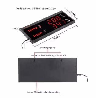 Smart WIFI-temperatur- och fuktighetssensor