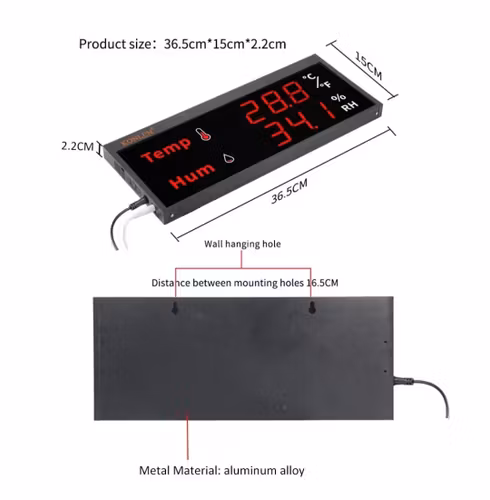 Smart WIFI-temperatur- och fuktighetssensor