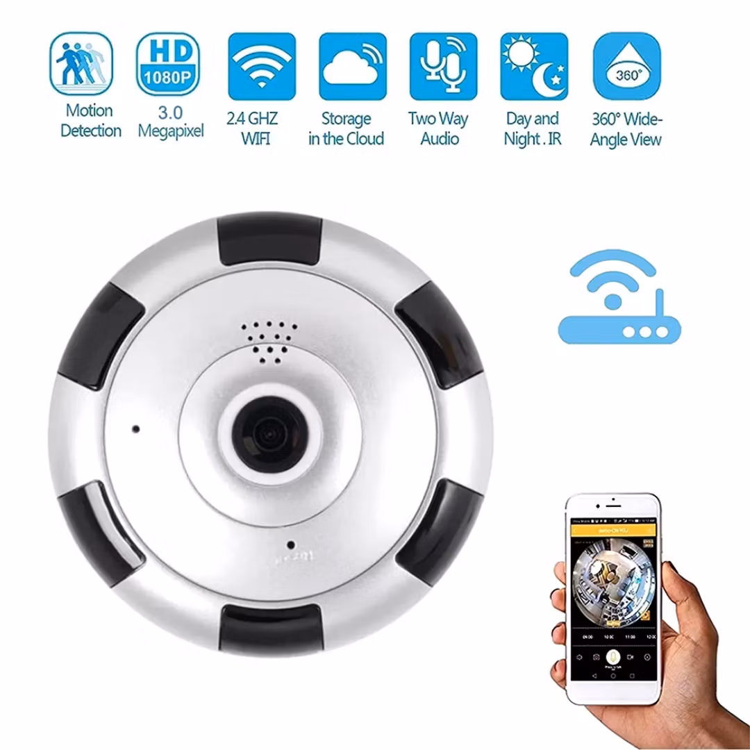 Mini 360° trådlös wifi panorama kamera