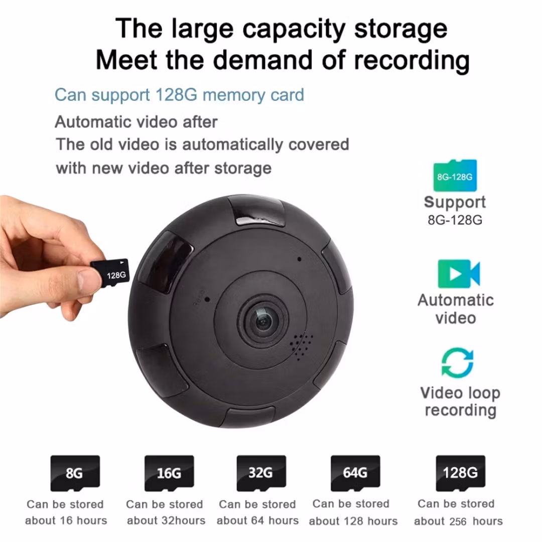 Mini 360° trådlös wifi panorama kamera