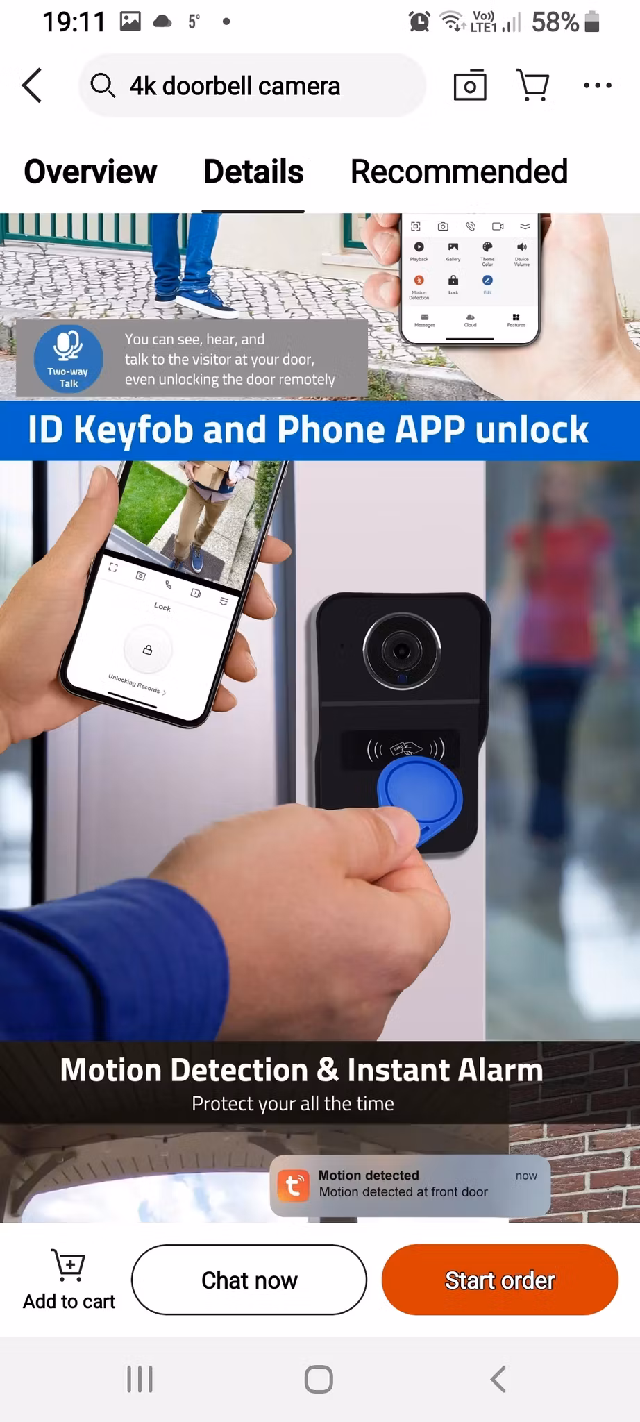2.4G WiFi 802.11 b/g/n eller trådbundet nätverk