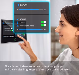 4G LTE WiFi Trådlöst Hemlarmssystem 7-tums IPS Pekskärm Smart APP-kontroll Tuya Alexa Google Voice