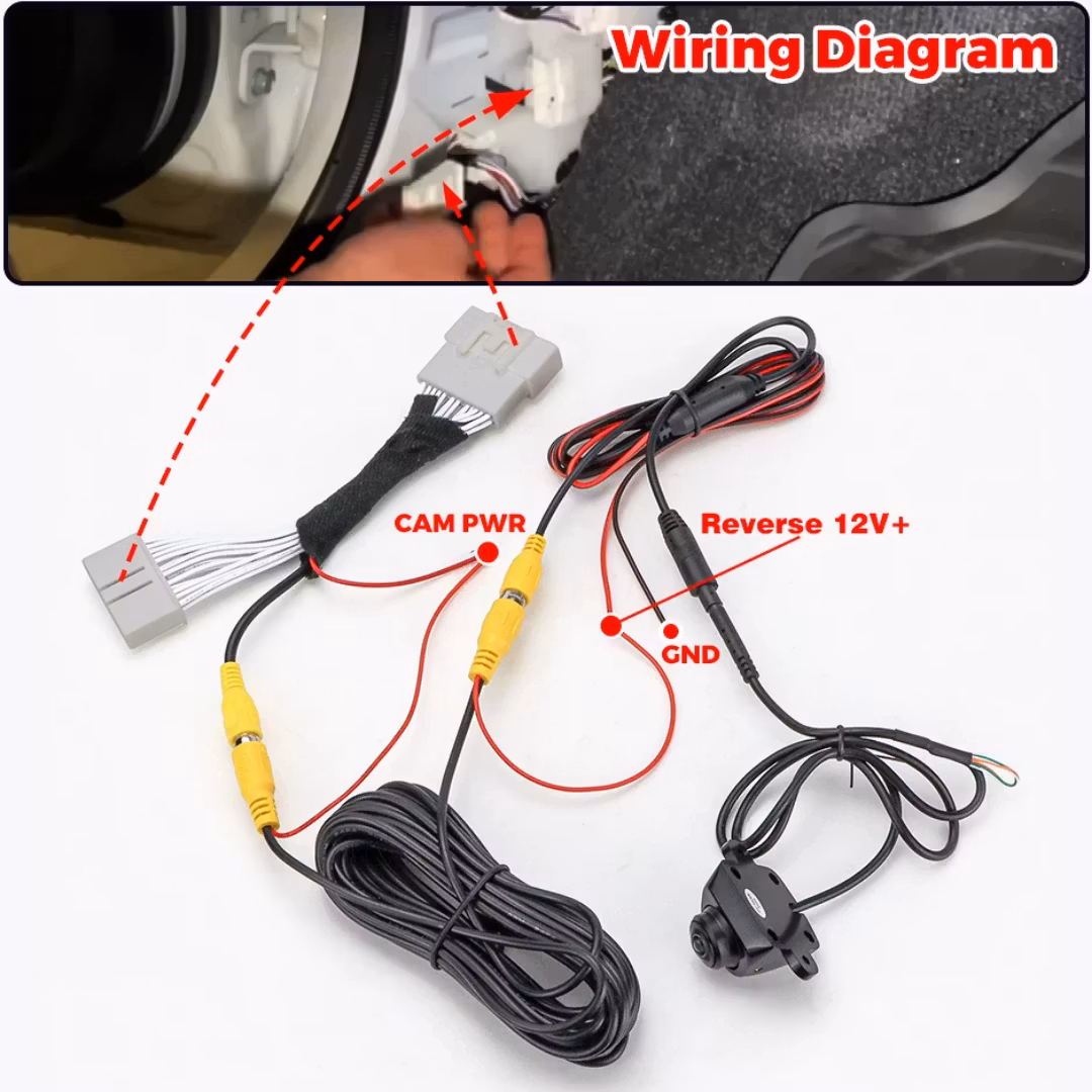 Backkamera för Toyota Hilux/REVO Z-Edition 2020-2024