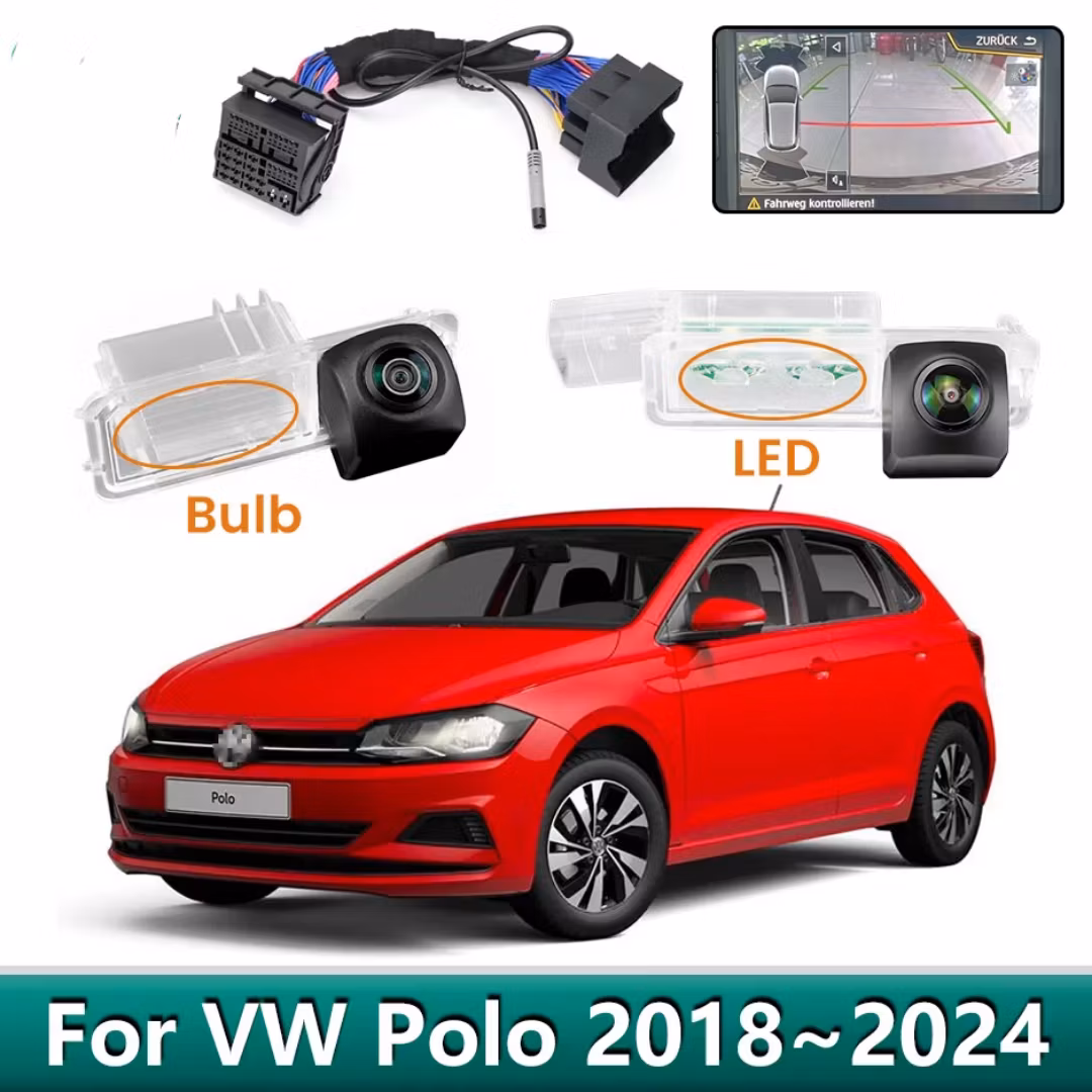 Plug & Play dynamisk backkamera för VW Polo (2018-2024)