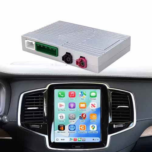 Carplay & android auto box Volvo V60 V90 S60 XC40 XC60 XC90 S60 S90 (2017-2022)