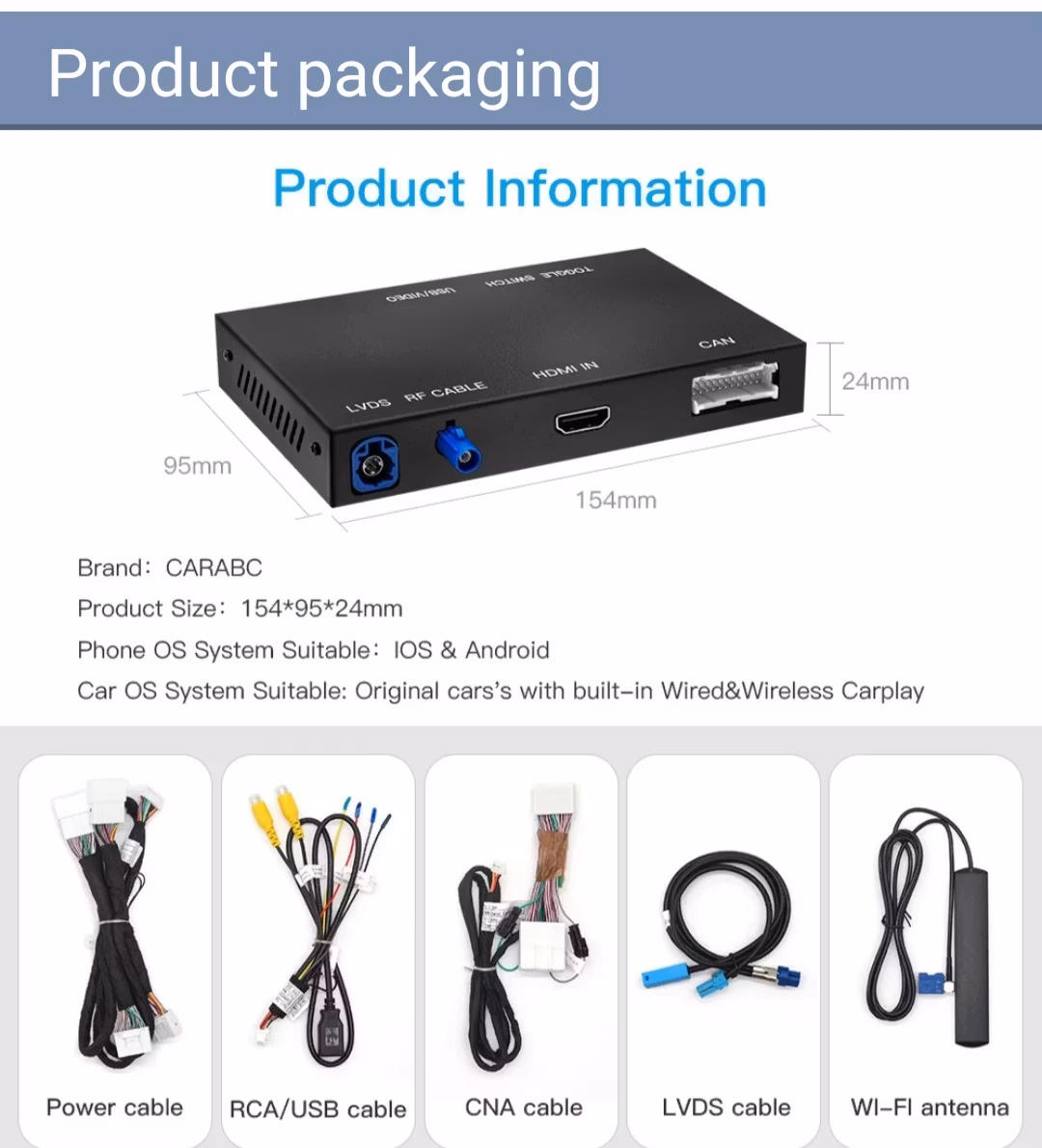 Carplay ,android auto Lexus ES,IS,NX,RX,GS,RC,CT,LS,LC,LX,US (2014--2019)