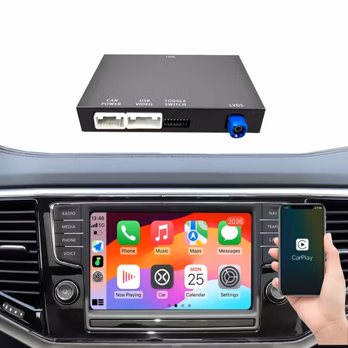 Carplay ,android auto VW Golf,T-roc,Golf sportsvan,Jetta,Teramont,Passat B8 ,B8 variant ,GTI (2014--2019)
