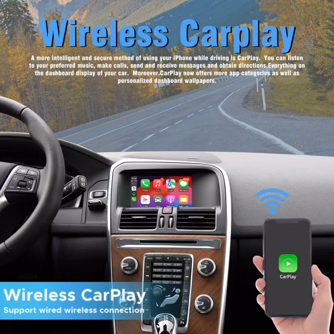 Carplay&android  auto box Volvo xc60  ( 2014-2017) + GRATIS BACKKAMERA