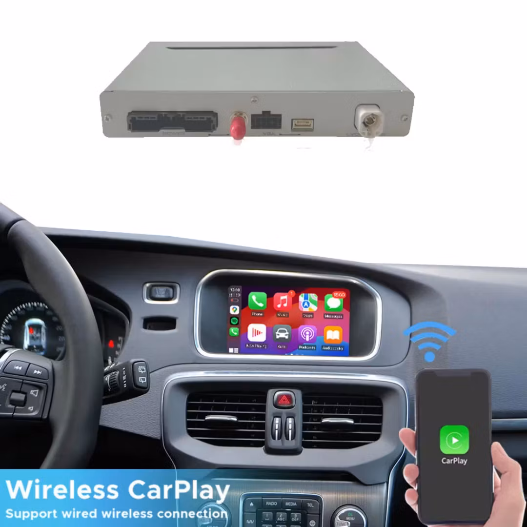 Carplay&android  auto box Volvo  V40 ( 2014-2017)+ GRATIS BACKKAMERA