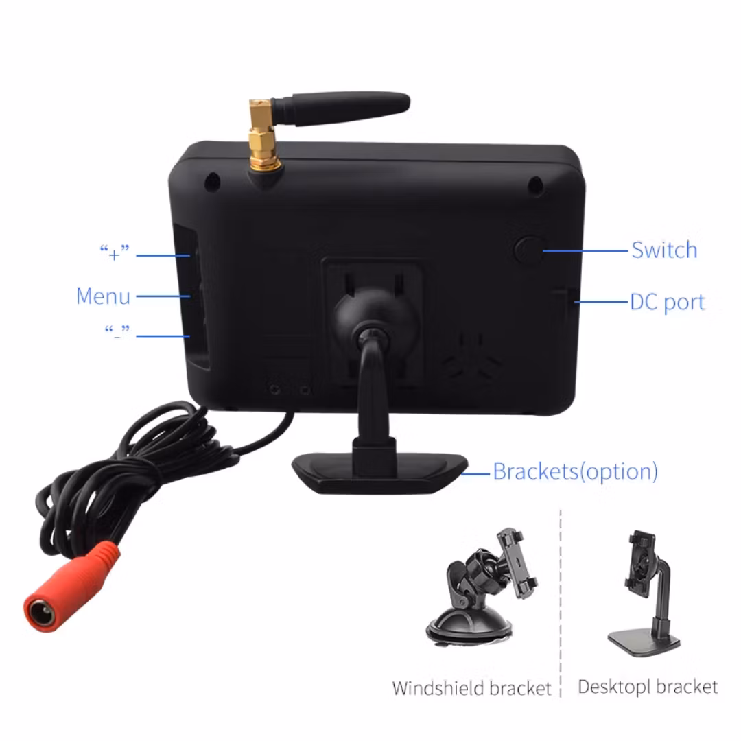 5 tums+digital  trådlös bromsljus backkamera Mercedes Benz Sprinter ( 1997 --2016)