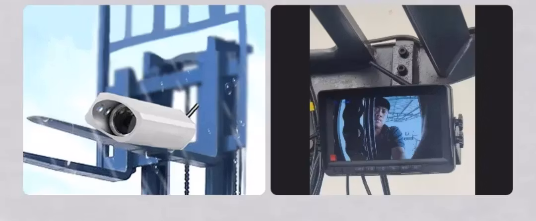 7 tums monitor+  trådlös magnetiskt  kamerasystem till truckar