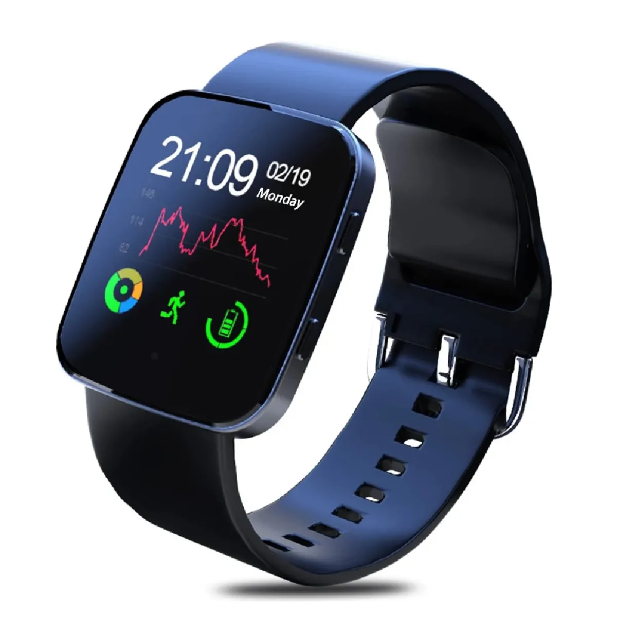 Mini Wifi Klocka med dold HD videokamera, 128GB extra minne