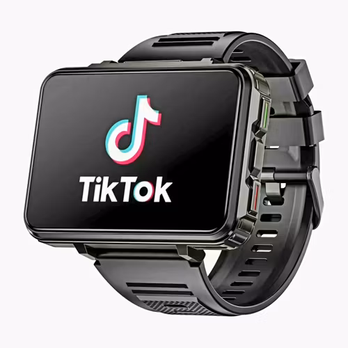 Android 10,  2,4 tum 4G lte smartklocka nano  simkort,wifi,1500mAh Ram: 4GB,ROM:64GB