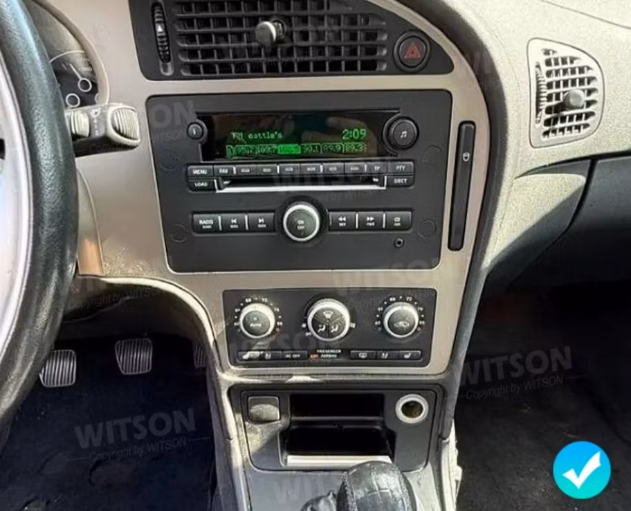 7" android 15 ,bilstereo SAAB 9-5 ( 2006--2011) Carplay,android auro, bluetooth, rds,dsp,gps, RAM: 4GB ROM: 64GB,   +gratis backkamera