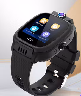 Smartklocka för barn med GPS, videosamtal, SIM-kort, 4G SOS, LBS, wifi, IP67 vattentät, sport och kompass, intelligent barnklocka. 