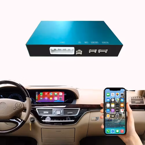Trådlöst CarPlay Android Auto box  för Mercedes Benz CL S-klass W221 NTG3.0/ NTG3.5 (2006-2012 )