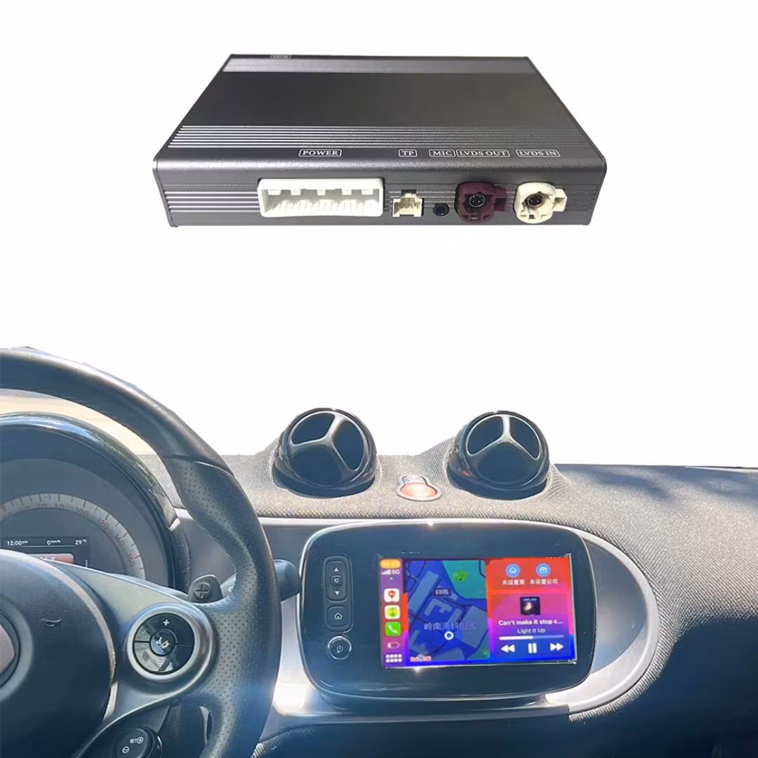 Trådlös Apple CarPlay android auto box för Mercedes Benz Smart