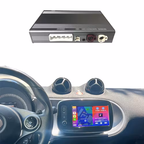 Trådlös Apple CarPlay android auto box för Mercedes Benz Smart