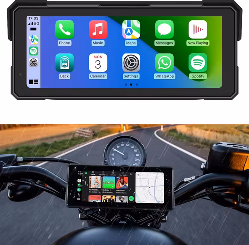 8,1" android 10,  motorcykel carplay gps navigator,gps tracker,temp