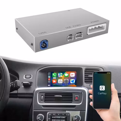 Carplay & Android auto  modul till Volvo v60 ( 2014--2017) + gratis backkamera