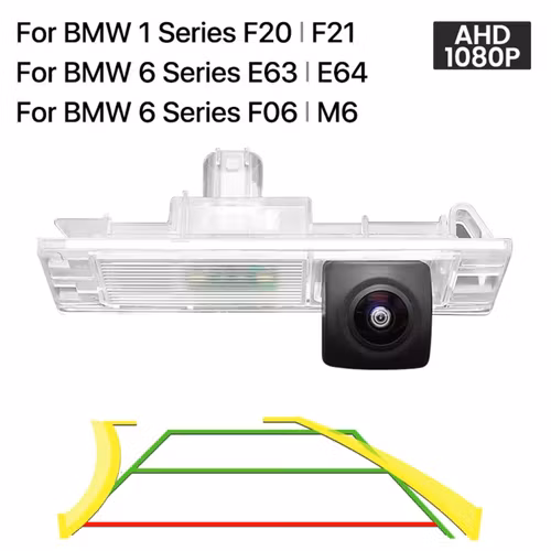 Backkamera för BMW 6 1-serie F20 F21 M6 E63 E64 F06 Mini Cooper R55 Clubman