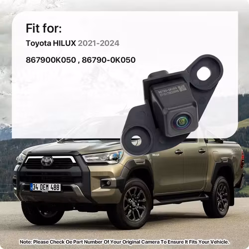 Original Backkamera för Toyota HILUX 2021-2024,