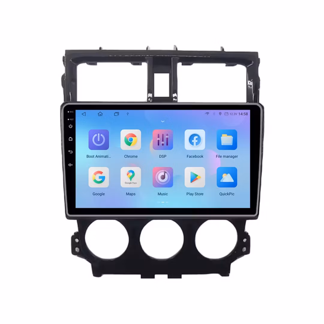 9-tums Android 15 -bilstereo 4+64G trådlös Carplay Android Auto för Mitsubishi Colt plus 2013-2018 IPS DSP GPS RDS WIFI + Gratis backkamwea