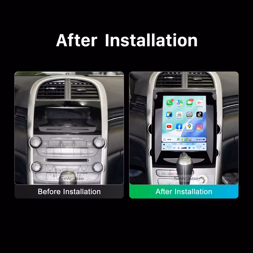 9,7" Android 13, bilstereo Chevrolet Malibu (2012-2018), gps  wifi carplay android auto blåtand rds Dsp RAM:4GB, ROM: 64GB, 4G LTE